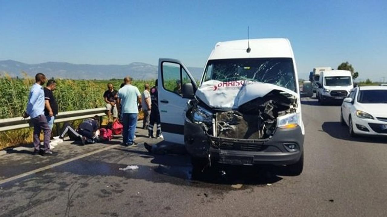 Aydın Söke Milas yolunda trafik kazası: 10 yaralı