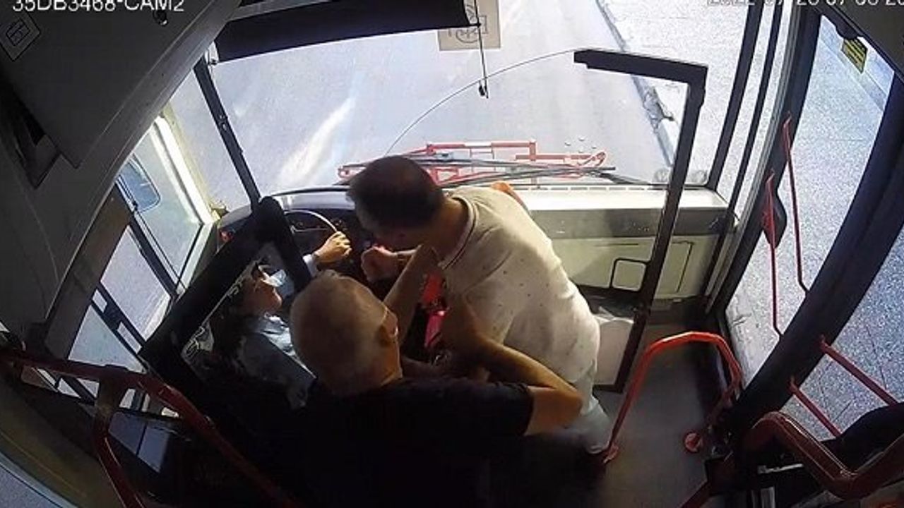İzmir Konak’ta kadın ESHOT şoförüne saldırı