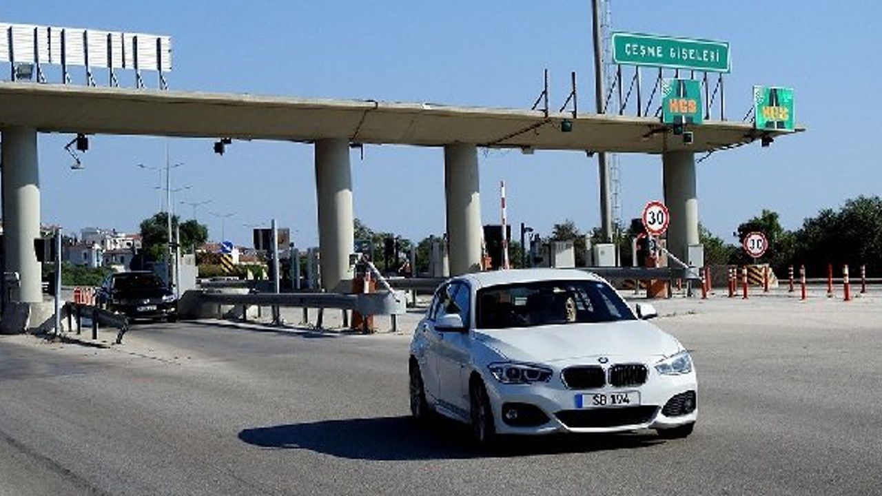 Kurban Bayramı İzmir Çeşme Otoyolu giriş çıkış yapan araç sayısı belli oldu