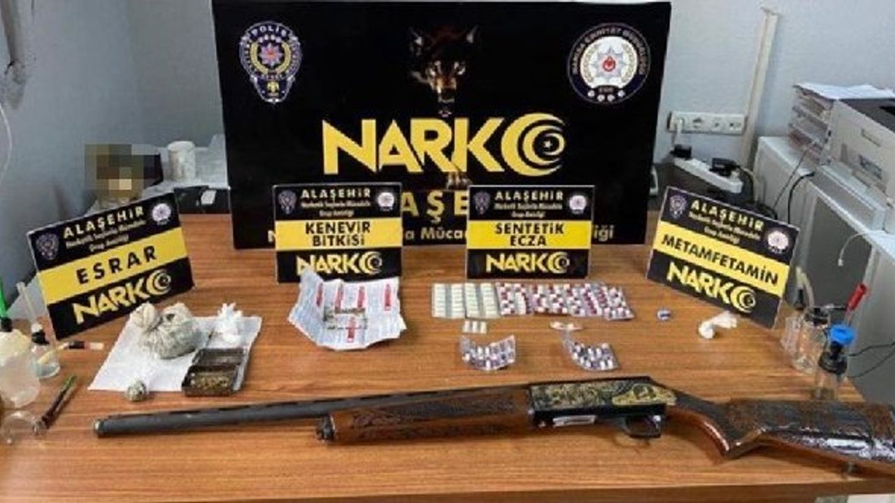 Manisa Alaşehir uyuşturucu operasyonu: 8 gözaltı