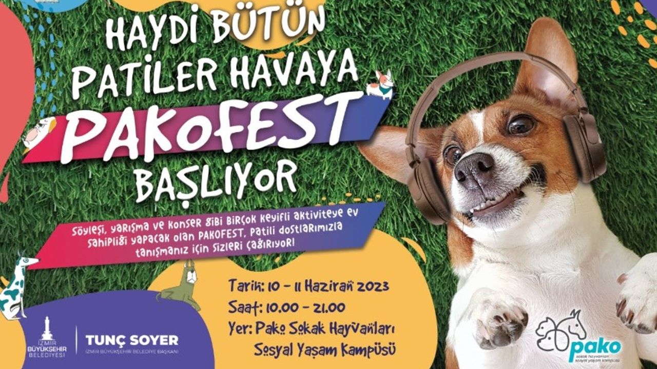 Pako Fest İzmir 2023 ne zaman nerede İzmir Pakofest 2023 programı