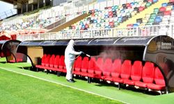 İzmir Bornova Stadı Altay – Akhisarspor maçına hazır