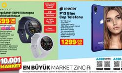 A101 aktüel ürünler kataloğu, Reeder cep telefonu, Amazfit akıllı saat, Flavel Türk kahvesi makinesi