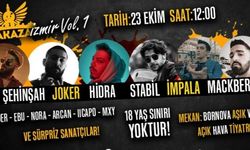 Yakaza İzmir Rap Fest Vol 1 konserleri festivali 2021 etkinliği Bornova’da