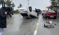 Muğla Bodrum Cumhuriyet Mahallesi Severcan Caddesi’nde trafik kazası