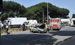 İzmir Aliağa trafik kazası: Aliağa Yalı Mahallesi Hürriyet Caddesi trafik kazası