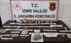 İzmir Torbalı’da tarihi eser kaçakçılığı operasyonu: 90 parça eser ele geçirildi