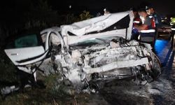 Aydın Germencik trafik kazası Aydın İzmir karayolu Alangüllü Mahallesi trafik kazası