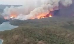 Muğla Marmaris orman yangını son dakika son durum Marmaris Amazon Koyu yangını