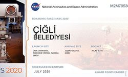 İzmir Çiğli Belediyesi, Mars'a gidecek hava aracı için biletini aldı