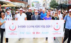 İzmir'de 3-4 Ekim Dünya Yürüyüş Günü kapsamında etkinlik düzenlendi