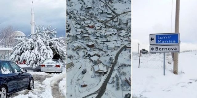 İzmir kar yağışı 2022 olan yerler İzmir’e kar yağıyor mu yağacak mı 2022 İzmir kar yağan ilçeler