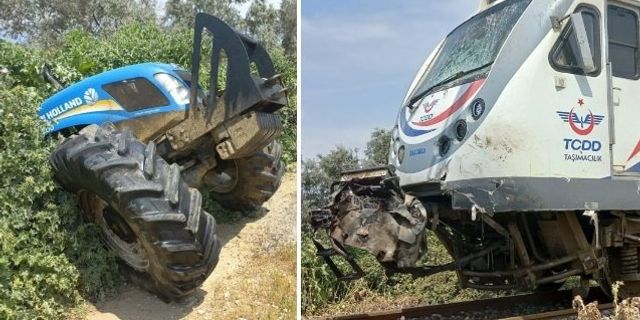 İzmir Ödemiş trafik kazası: Ödemiş’te trenle traktör çarpıştı Hüseyin Arıcı hayatını kaybetti