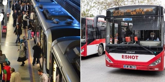 İzmir ulaşım zammı 2022 İzmir ulaşım ücretleri Eshot İzdeniz İzban metro fiyatları 2022