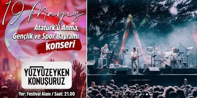Yüzyüzeyken Konuşuruz İzmir konser 2022 Yüzyüzeyken Konuşuruz konseri Gaziemir
