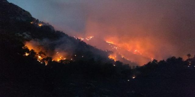 Muğla Datça orman yangını son durum son dakika
