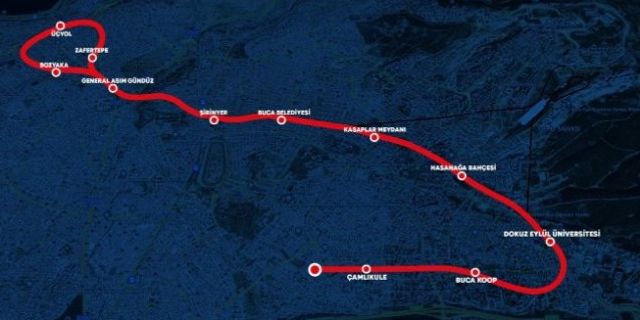 İzmir Buca Metrosu son durum güzergahı durakları Buca Metrosu ne zaman bitecek
