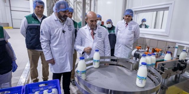 İzmir Bayındır Süt İşleme Fabrikası üretime başladı