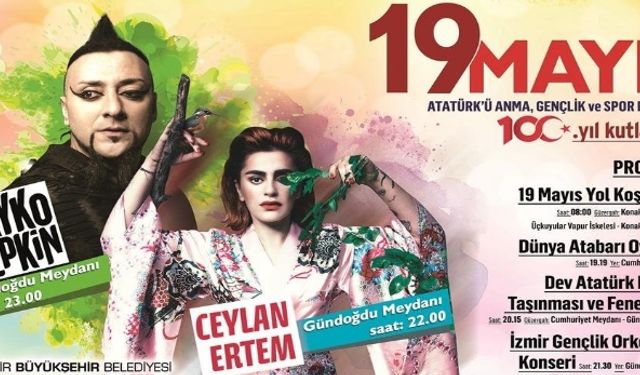 19 Mayıs İzmir Gençlik Festivali başlıyor