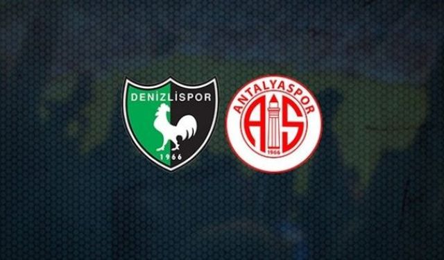 Denizlispor - Antalyaspor maçı ne zaman, hangi kanalda, saat kaçta