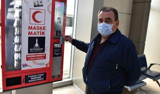 İzmir’deki maskematiklerden 2 ayda 6 milyon maske dağıtıldı