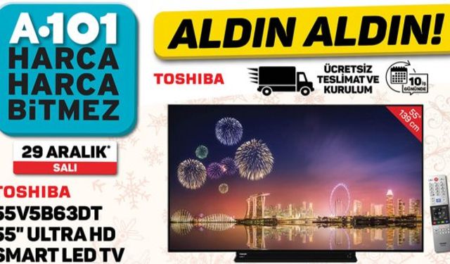 A101 indirimli aktüel ürünler bu hafta kataloğu televizyon, telefon, haftanın yıldızları