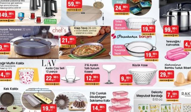 Bim bu hafta katalog ürünleri neler var, BİM aktüel ürünler 18 Aralık Cuma