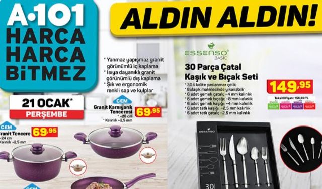 A101 aktüel ürünler kataloğu bu hafta televizyon, cep telefonu, gitar, buzdolabı