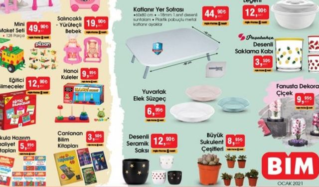 Bim markete gelecek indirimli ürünler nedir, buzdolabı, derin dondurucu, televizyon, lambader