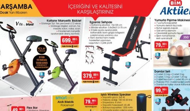 BİM markette bu hafta neler var, gelecek olan ürünler nedir?