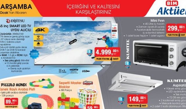 Bim markete bu hafta gelecek indirimli ürünler listesi