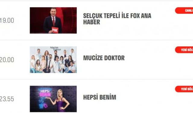 Fox TV yayın akışı bugün 7 Ocak 2021 Perşembe, Fox TV’de bugün neler var?