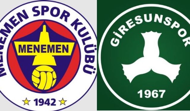 Menemenspor Giresunspor maçı hangi kanalda saat kaçta