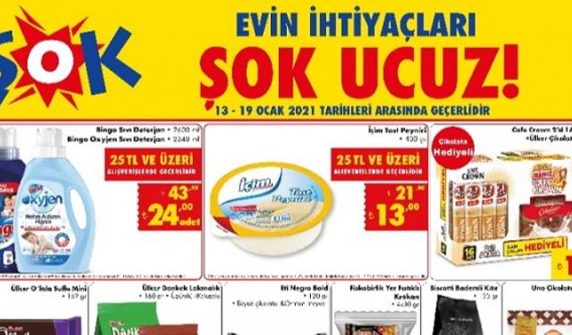 Şok market Salı aktüel kataloğu, tencere seti, tepsi, tost peyniri, bluetooth hoparlör