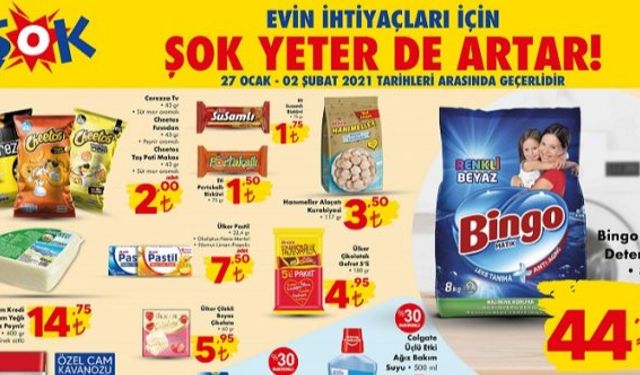 Şok market aktüel kataloğu, Şok hafta sonu indirim fırsatları erkek, kadın, çocuk giyim