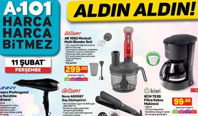 A101 market indirimli ürünler kataloğu makyaj çantası, Lav çay seti, Polo Smart yüz temizleme seti