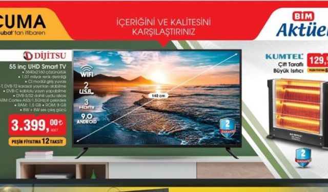 Bim indirim kataloğu, Fakir blender seti, Bim Pubg seti, Philips buharlı ütü, dijitsu televizyon