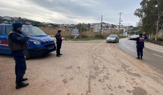 İzmir İl Jandarma Komutanlığı 145 noktada denetim yaptı