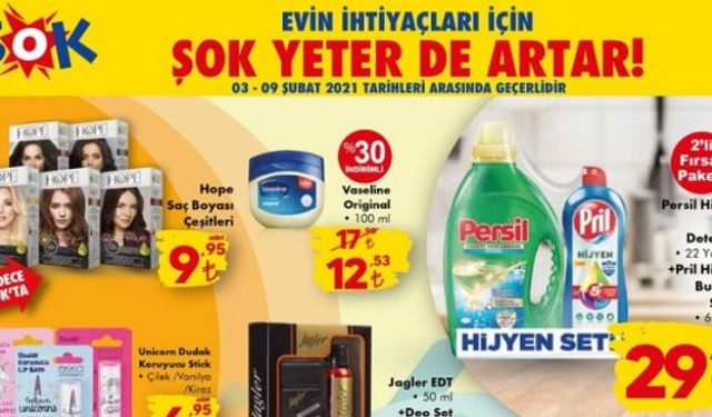 Şok market bu hafta indirim kataloğu Şok’ta neler var, blender seti, Sinbo tost makinesi