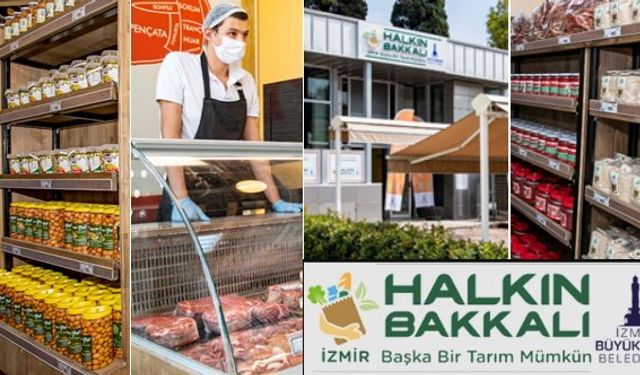 İzmir Büyükşehir Belediyesi Halkın Bakkalı şubeleri nerede, nerelerde var, ürünleri ve fiyatları