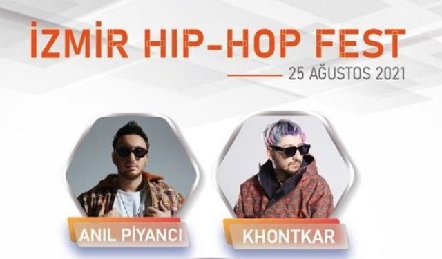 İzmir HipHop Fest 25 Ağustos 2021 nerede Khontkar, Anıl Piyancı, Ati242, Batuflex, Lvbel C5