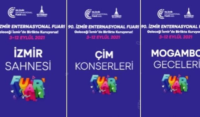 İzmir Enternasyonal Fuarı 2021 konser etkinlikleri programı İzmir fuar konserleri 2021