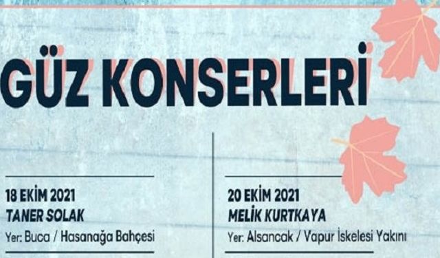 İzmir Güz Konserleri İzmir açıkhava konserleri 2021 devam ediyor