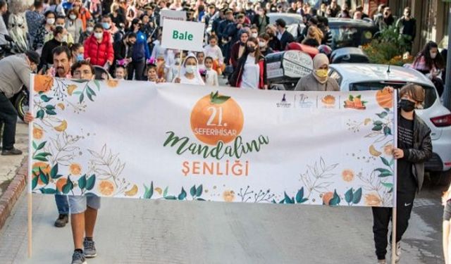 İzmir Seferihisar Mandalina Şenliği Festivali 2021 yapıldı