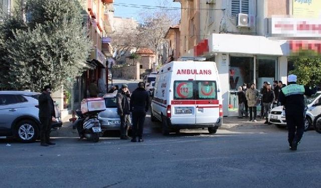 Aydın Efeler Batı Gazi Bulvarı trafik kazası: Motosiklet sürücüsü yaralandı