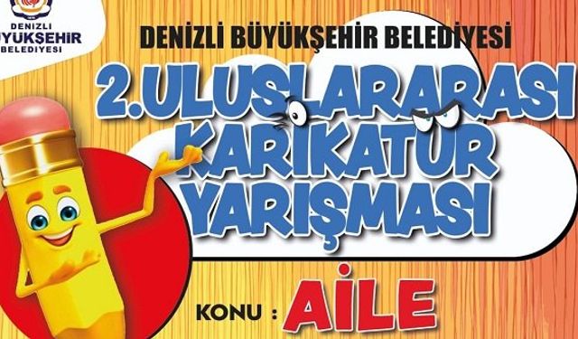 Denizli Büyükşehir Belediyesi 2. Uluslararası Karikatür Yarışması başlıyor