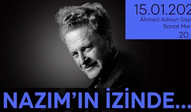 Şair Nazım Hikmet anma etkinliği 2022 İzmir Ahmed Adnan Saygun’da