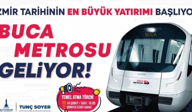 İzmir Buca Metrosu’nun temelini Kemal Kılıçdaroğlu atacak