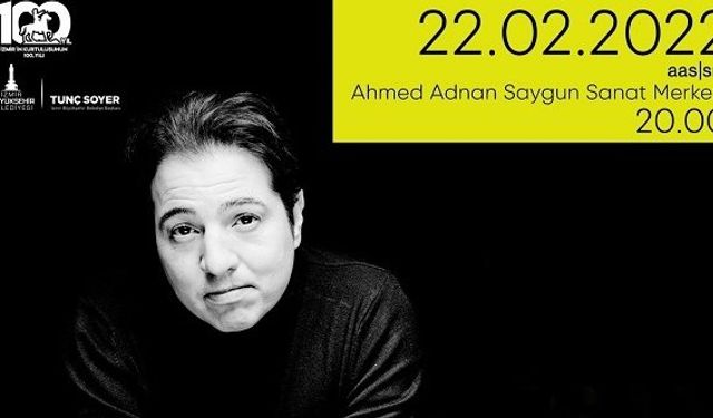 İzmir Fazıl Say konseri 2022 Ahmed Adnan Saygun Sanat Merkezi’nde