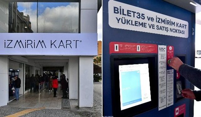 İzmirim Kart yükleme noktaları İzmir Yüklematikler için kolaylık